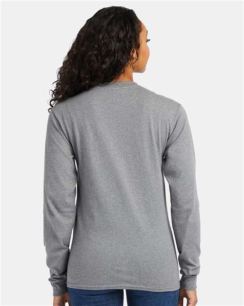 Essential-T Long Sleeve T-Shirt - Oxford Grey