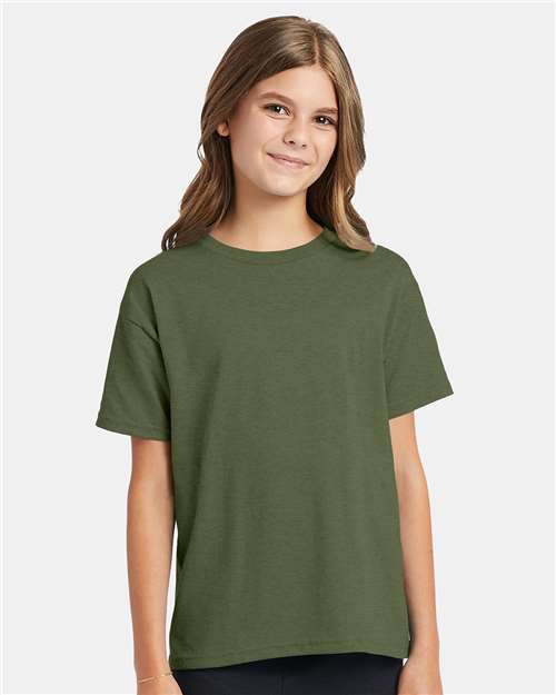 Youth EcoSmart® T-Shirt - Heather Green