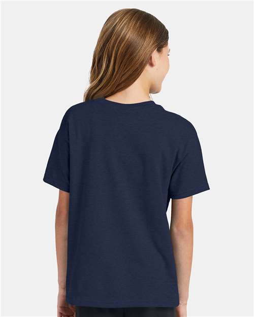Youth EcoSmart® T-Shirt - Heather Navy