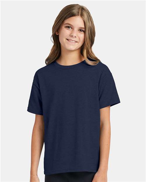 Youth EcoSmart® T-Shirt - Heather Navy