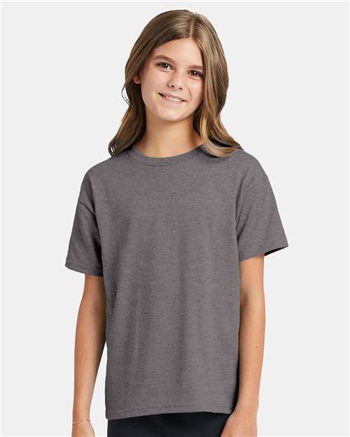 Youth EcoSmart® T-Shirt - Oxford Grey