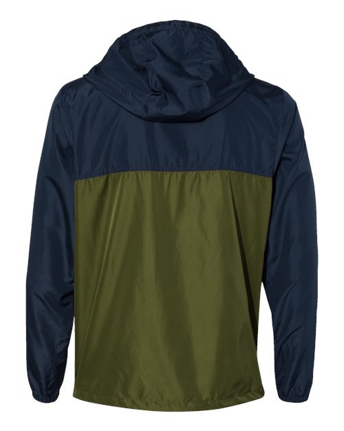 Men's Lightweight Windbreaker Full-Zip Jacket - Classic Navy/ Army