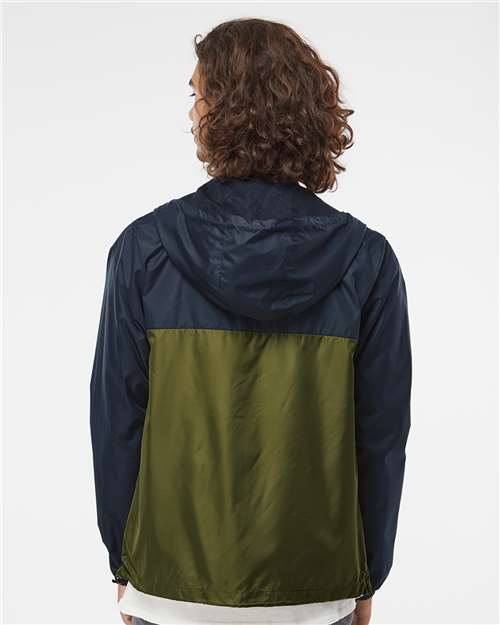 Men's Lightweight Windbreaker Full-Zip Jacket - Classic Navy/ Army
