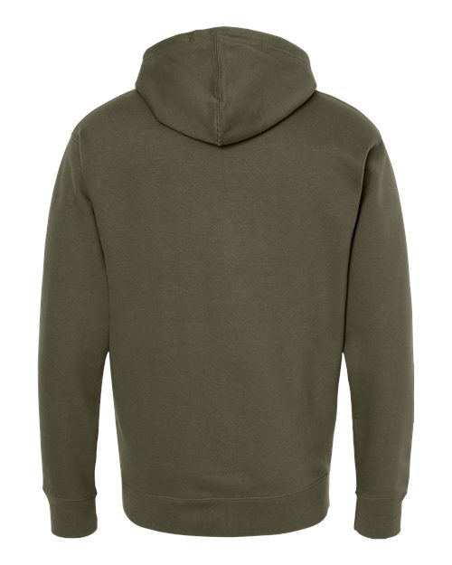 Unisex Midweight Full-Zip Hooded Sweatshirt - Army
