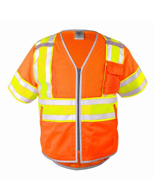 Unisex Premium Brilliant Series® Ultimate Reflective Class 3 Vest - Orange