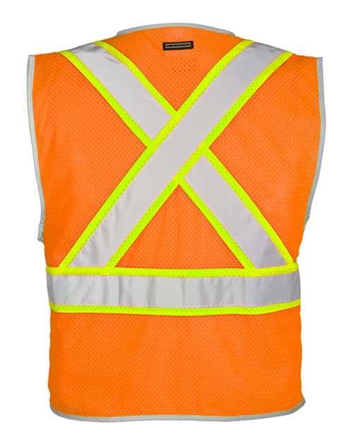 Unisex Premium Brilliant Series® X Back Dual Compliant Vest - Orange