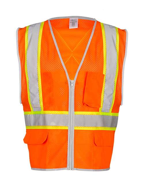 Unisex Premium Brilliant Series® X Back Dual Compliant Vest - Orange