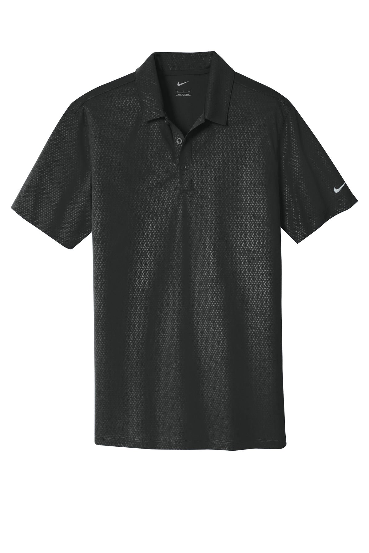Nike Dri-FIT Embossed Tri-Blade Polo - Black