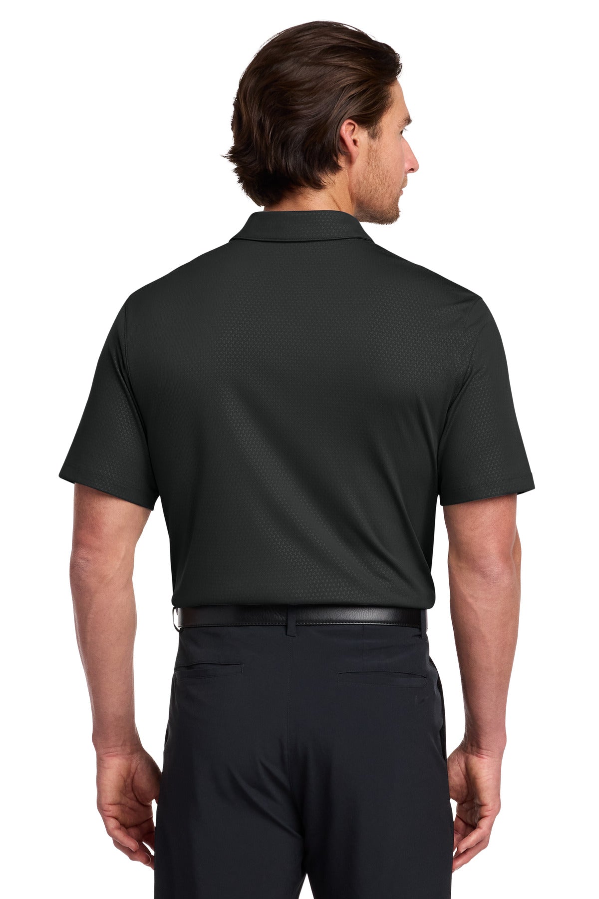 Nike Dri-FIT Embossed Tri-Blade Polo - Black