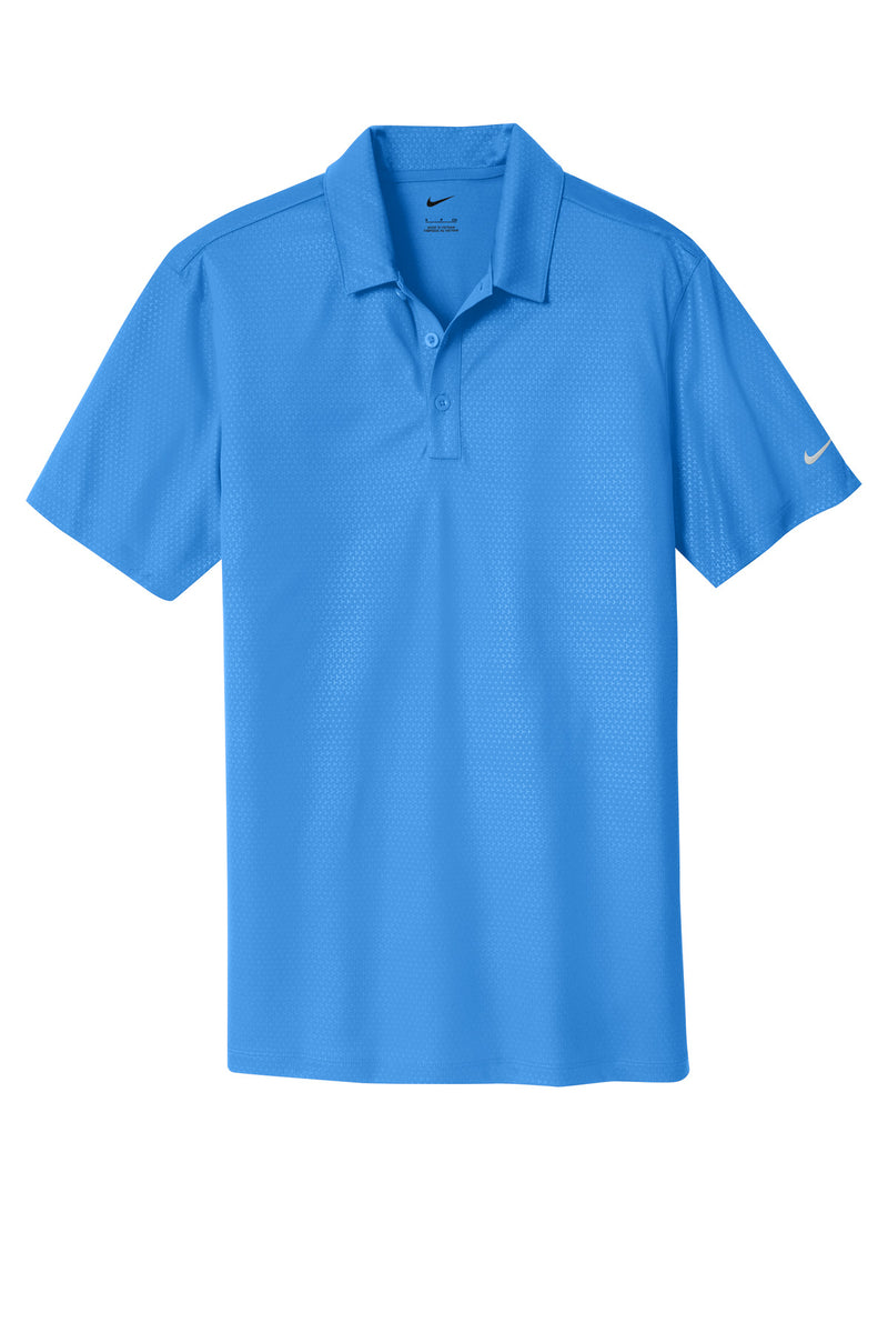 Nike Dri-FIT Embossed Tri-Blade Polo - Brisk Blue