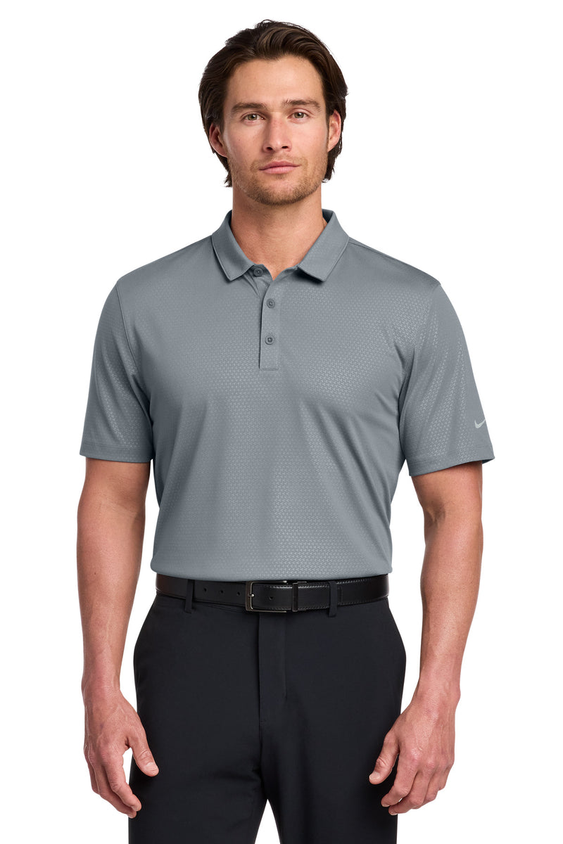 Nike Dri-FIT Embossed Tri-Blade Polo - Cool Grey