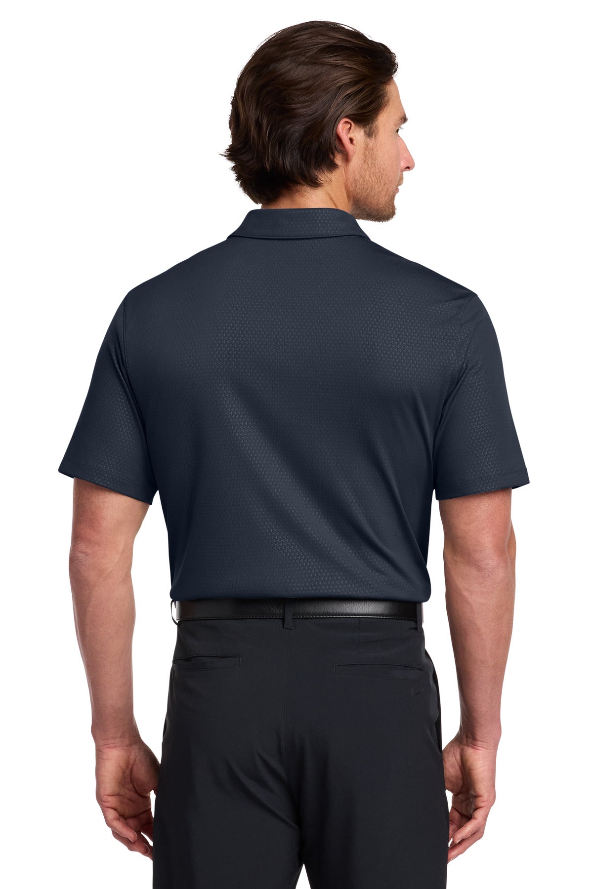 Nike Dri-FIT Embossed Tri-Blade Polo - Marine