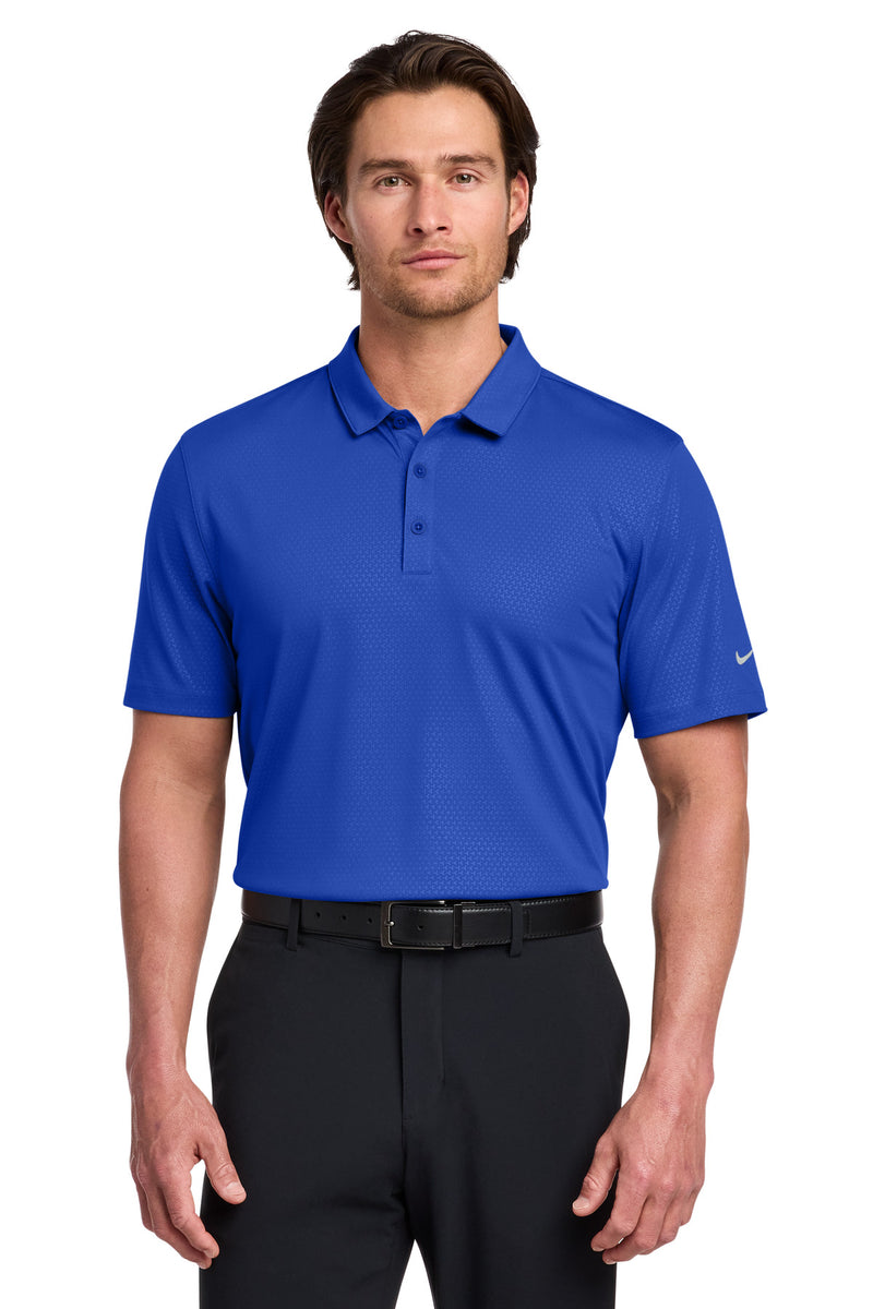 Nike Dri-FIT Embossed Tri-Blade Polo - Old Royal