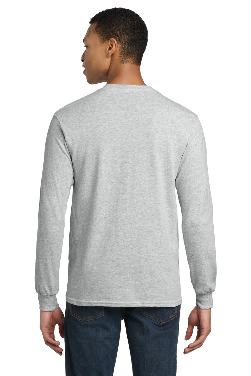 Gildan - DryBlend 50 Cotton/50 Poly Long Sleeve T-Shirt - Ash Grey