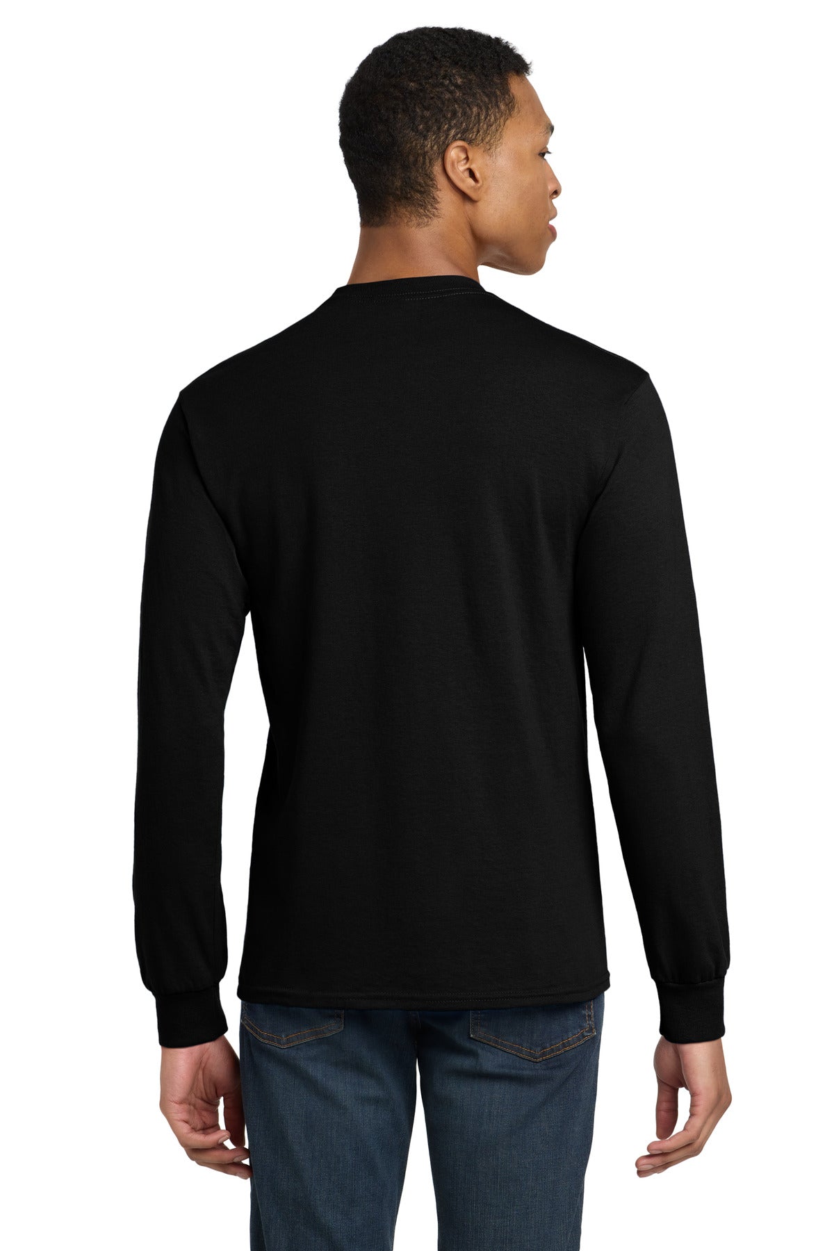 Gildan - DryBlend 50 Cotton/50 Poly Long Sleeve T-Shirt - Black