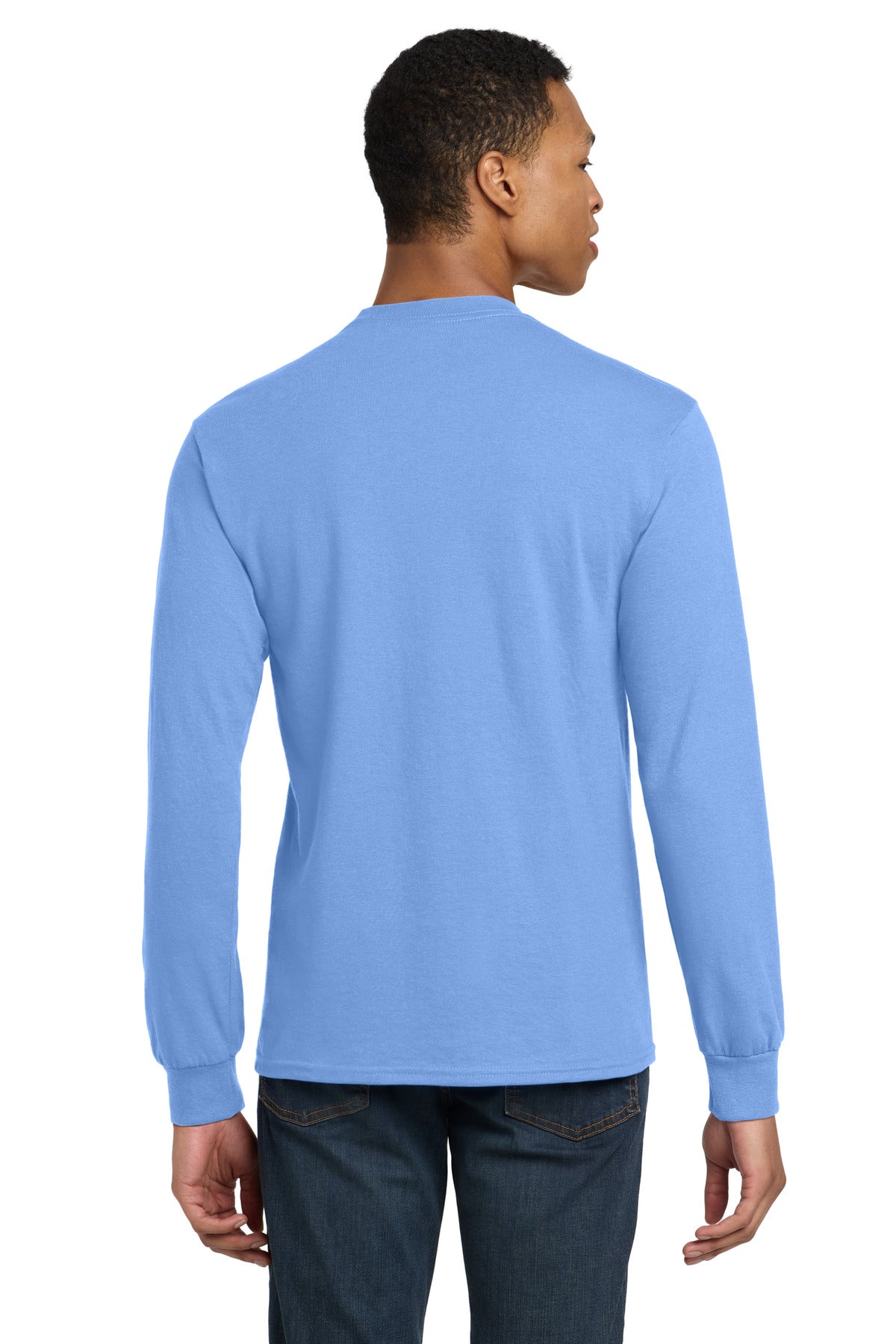 Gildan - DryBlend 50 Cotton/50 Poly Long Sleeve T-Shirt - Carolina Blue