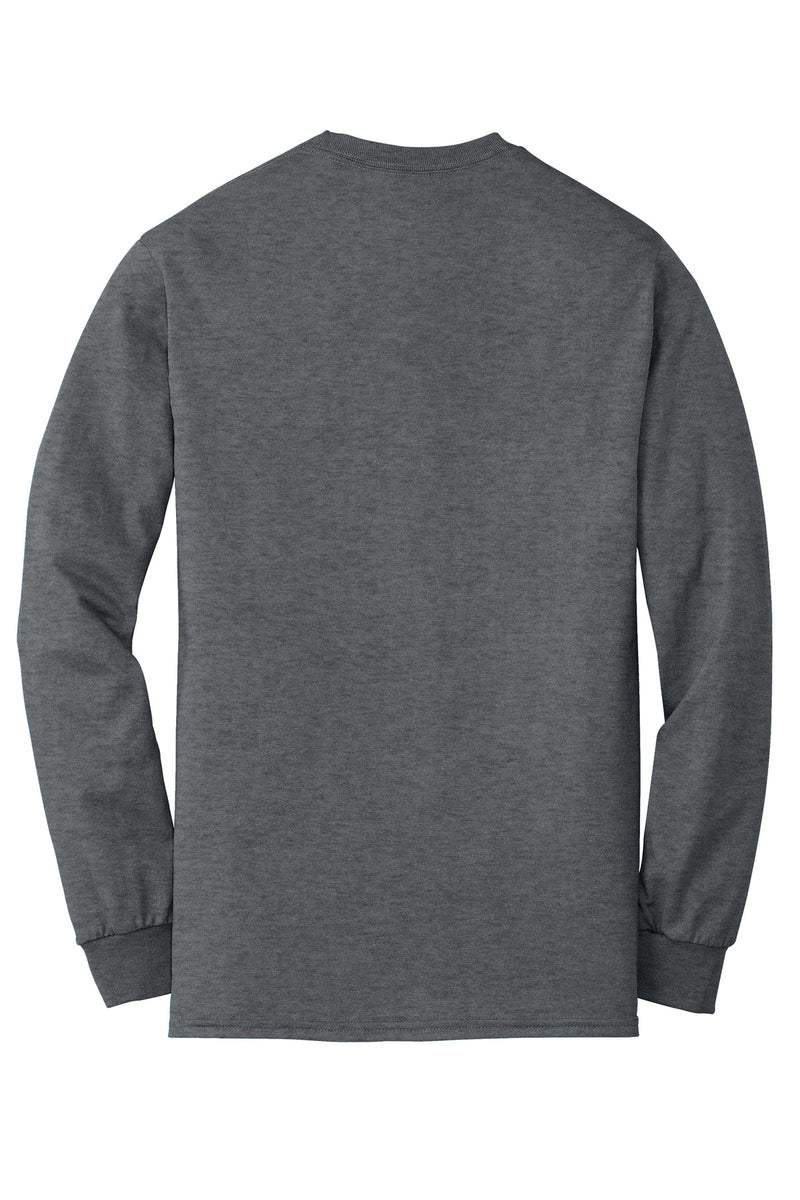 Gildan - DryBlend 50 Cotton/50 Poly Long Sleeve T-Shirt - Dark Heather