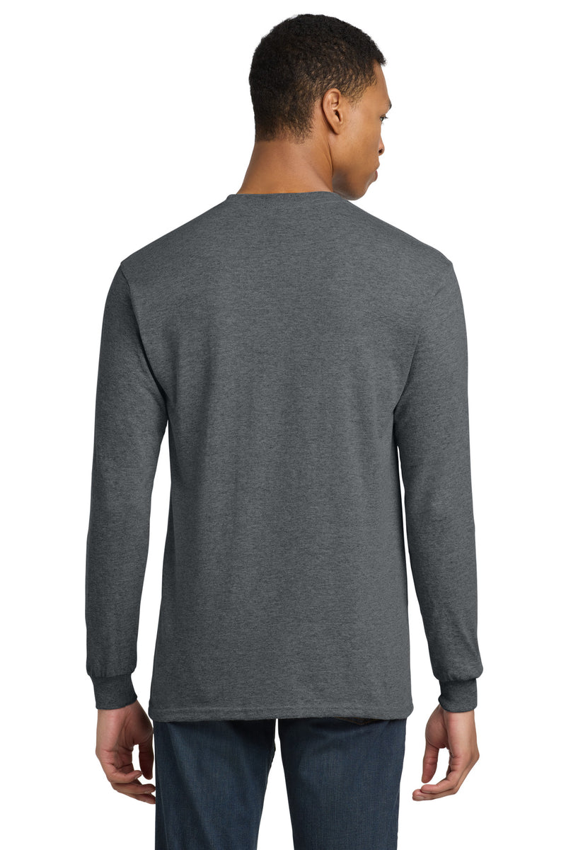 Gildan - DryBlend 50 Cotton/50 Poly Long Sleeve T-Shirt - Dark Heather