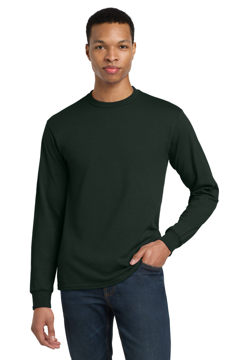 Gildan - DryBlend 50 Cotton/50 Poly Long Sleeve T-Shirt - Forest Green