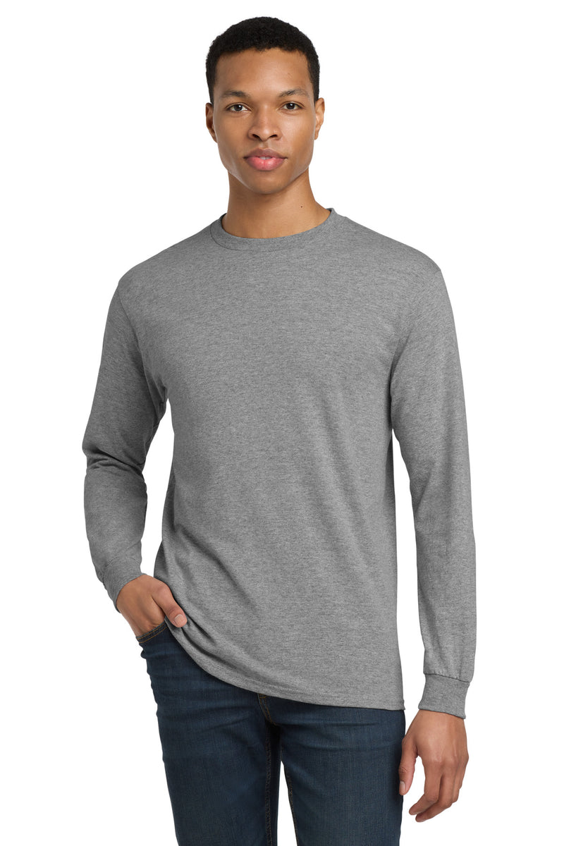 Gildan - DryBlend 50 Cotton/50 Poly Long Sleeve T-Shirt - Graphite Heather