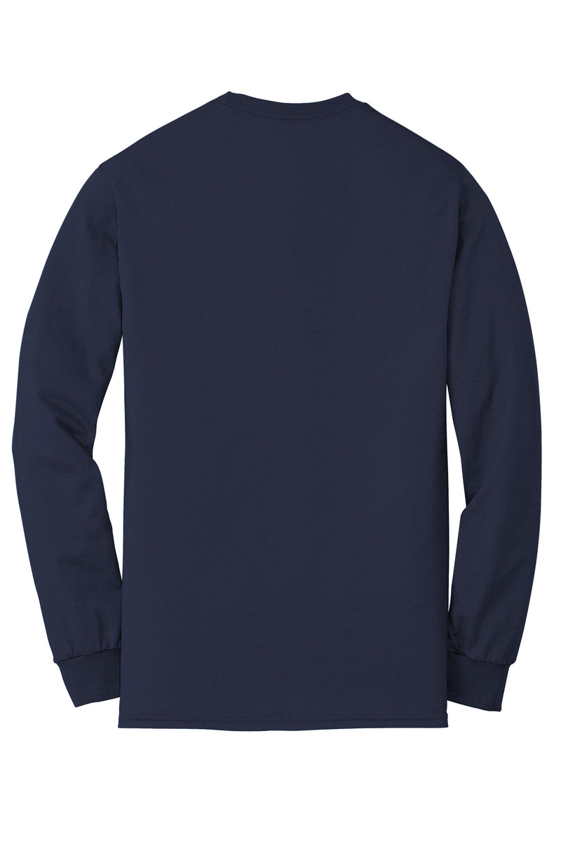 Gildan - DryBlend 50 Cotton/50 Poly Long Sleeve T-Shirt - Navy