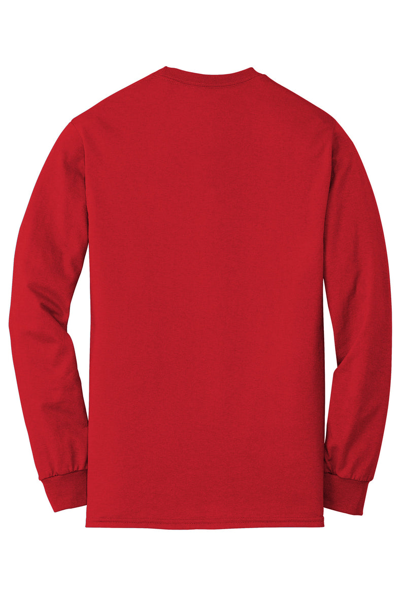 Gildan - DryBlend 50 Cotton/50 Poly Long Sleeve T-Shirt - Red