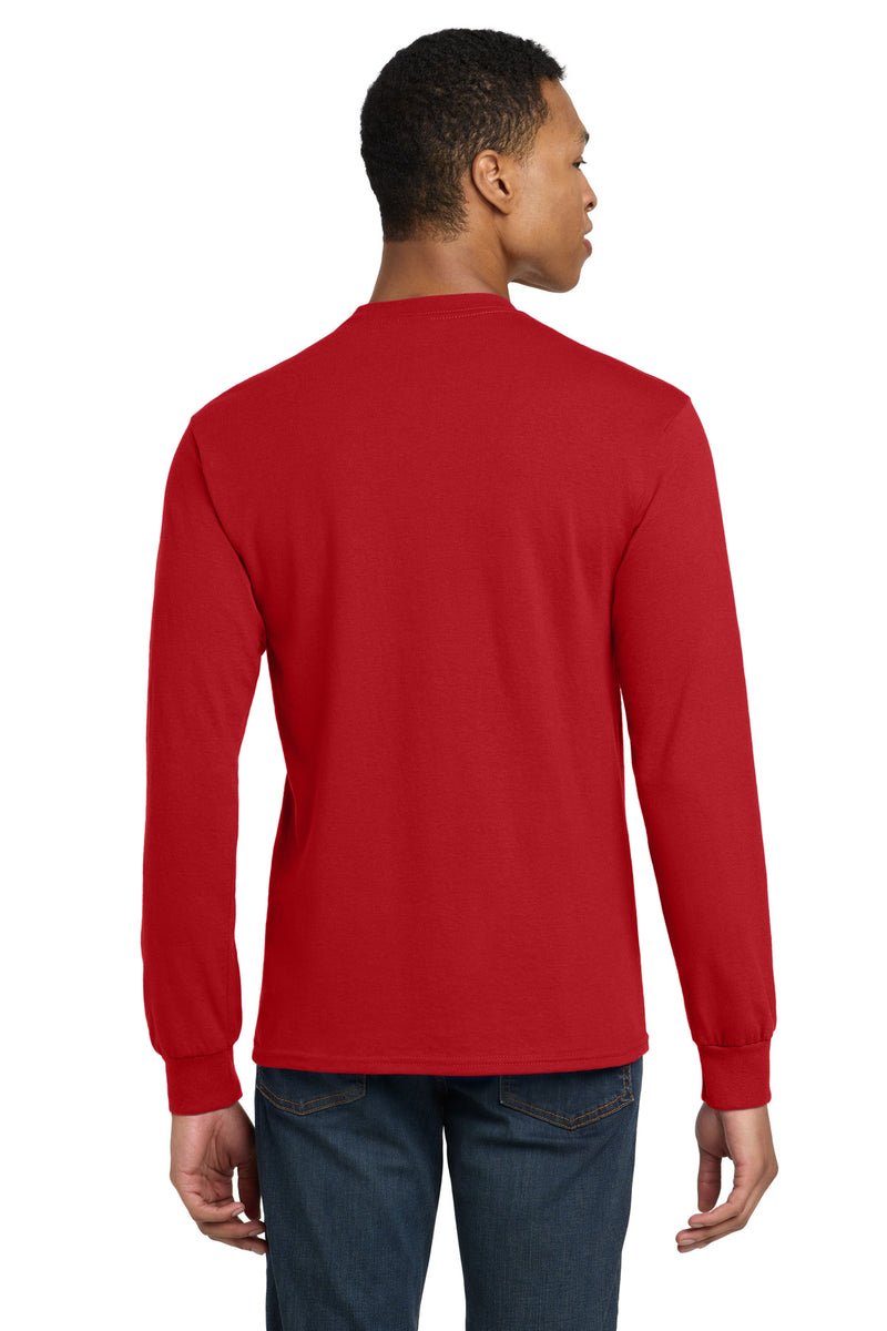 Gildan - DryBlend 50 Cotton/50 Poly Long Sleeve T-Shirt - Red