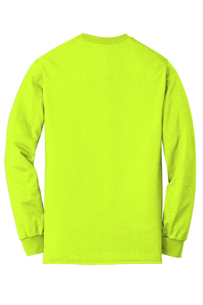 Gildan - DryBlend 50 Cotton/50 Poly Long Sleeve T-Shirt - Safety Green