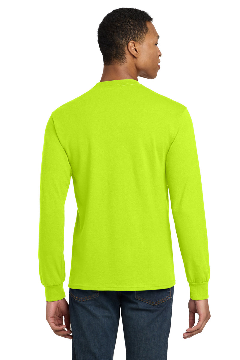 Gildan - DryBlend 50 Cotton/50 Poly Long Sleeve T-Shirt - Safety Green