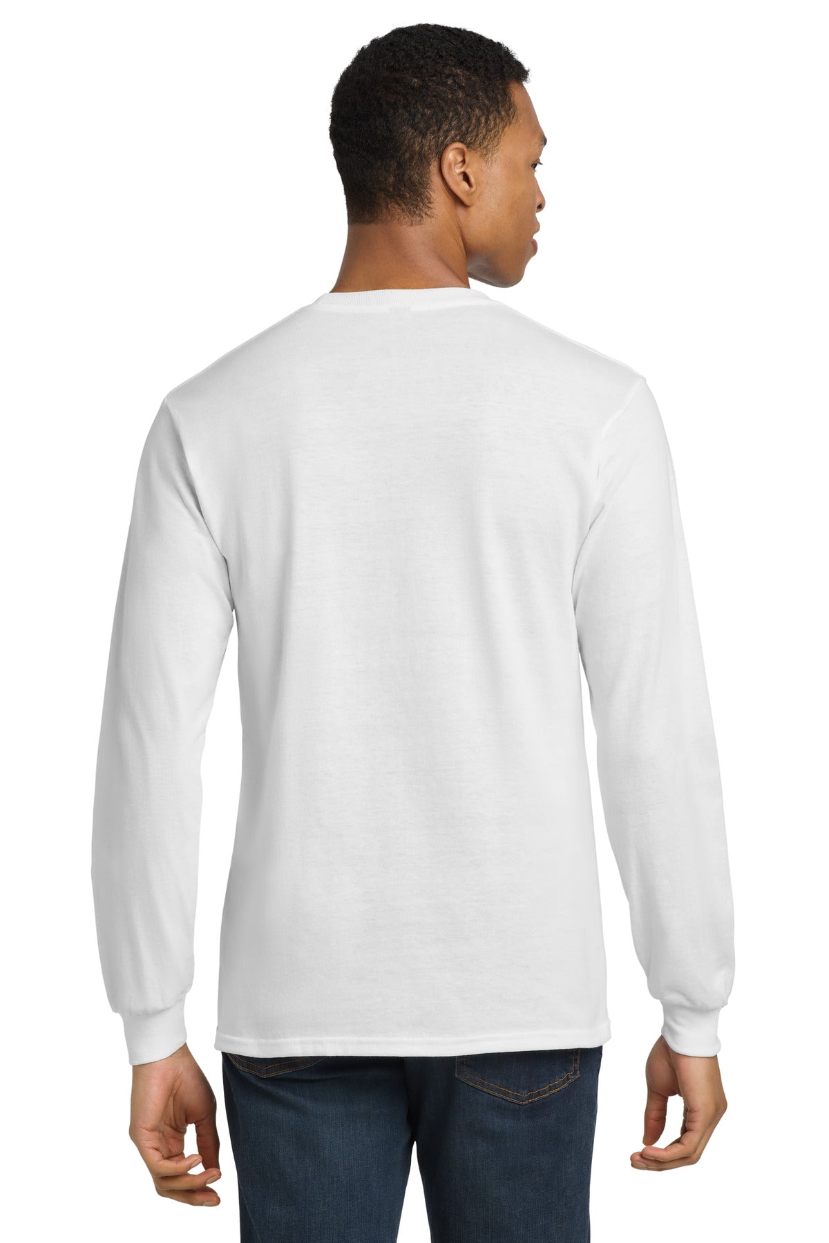 Gildan - DryBlend 50 Cotton/50 Poly Long Sleeve T-Shirt - White