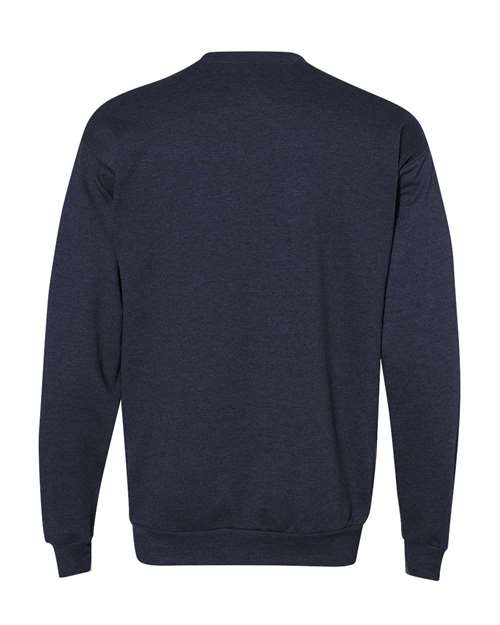 Unisex EcoSmart® Crewneck Sweatshirt - Heather Navy