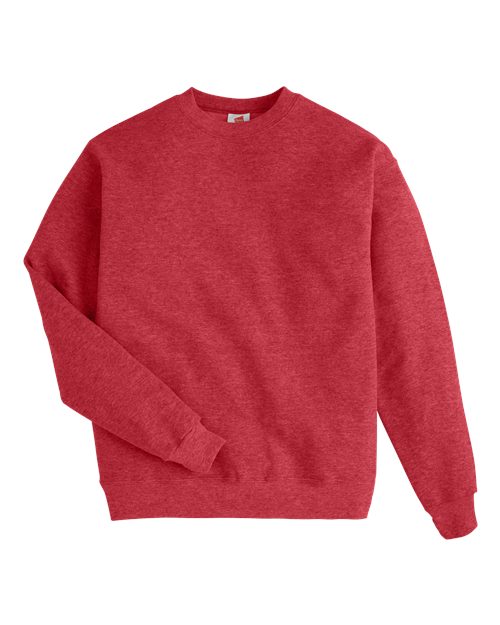 Unisex EcoSmart® Crewneck Sweatshirt - Heather Red