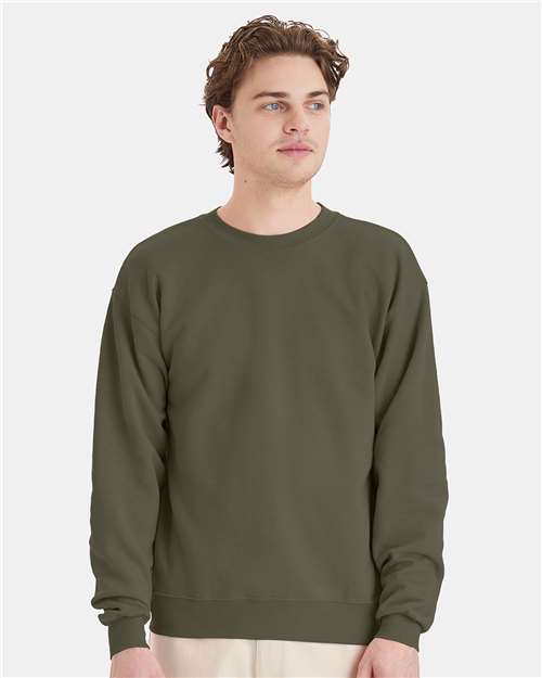 Unisex EcoSmart® Crewneck Sweatshirt - Fatigue Green