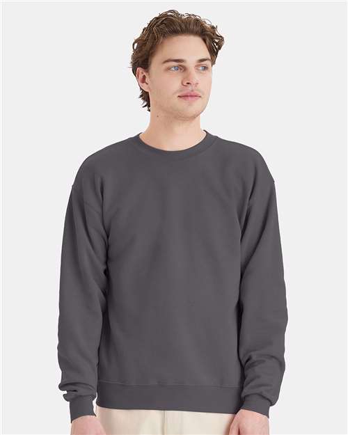 Unisex EcoSmart® Crewneck Sweatshirt - Smoke Grey