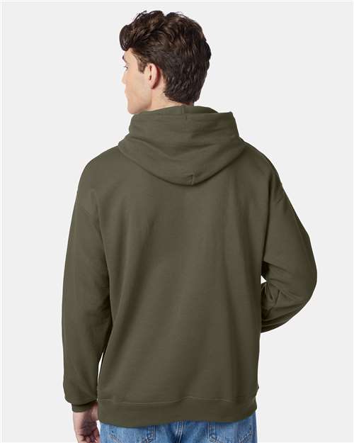 Unisex EcoSmart® Hooded Sweatshirt - Fatigue Green