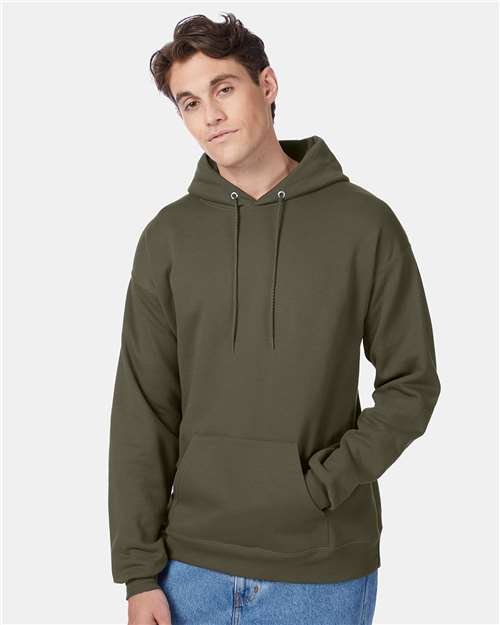 Unisex EcoSmart® Hooded Sweatshirt - Fatigue Green