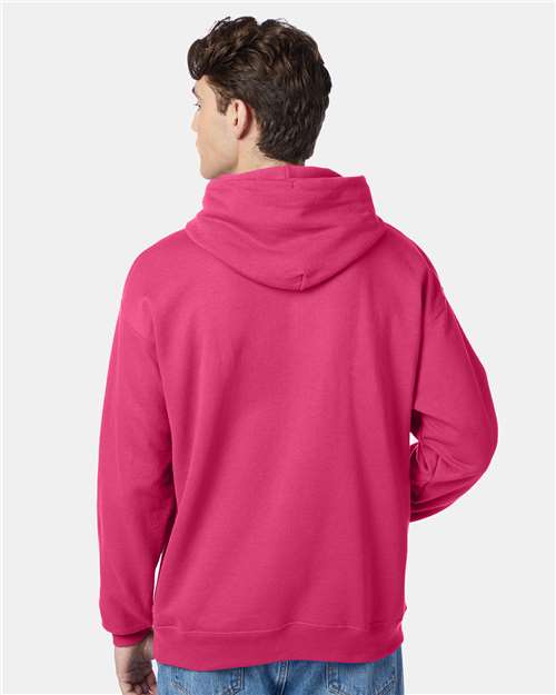 Unisex EcoSmart® Hooded Sweatshirt - Wow Pink