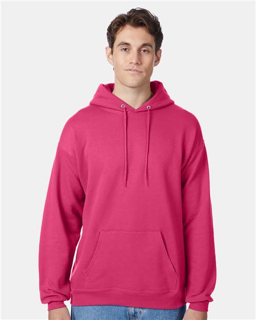 Unisex EcoSmart® Hooded Sweatshirt - Wow Pink