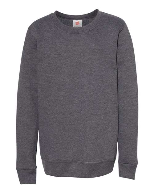 Youth EcoSmart® Crewneck Sweatshirt - Charcoal Heather