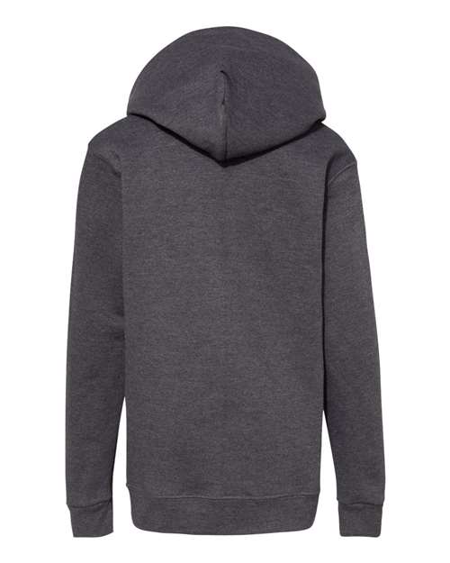 Youth EcoSmart® Hooded Sweatshirt - Charcoal Heather