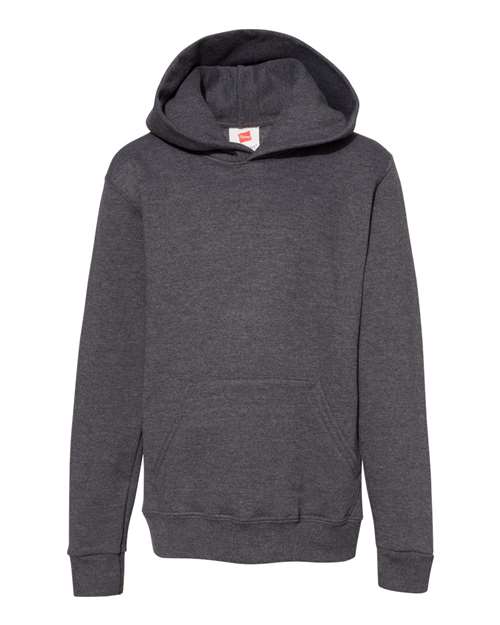Youth EcoSmart® Hooded Sweatshirt - Charcoal Heather