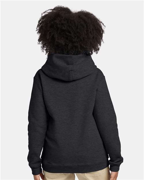 Youth EcoSmart® Hooded Sweatshirt - Charcoal Heather