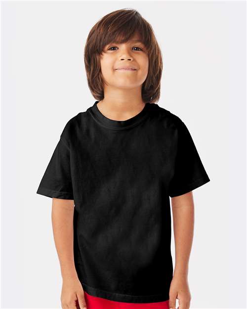 Youth Garment-Dyed T-Shirt - Black