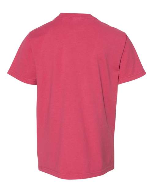 Youth Garment-Dyed T-Shirt - Crimson Fall
