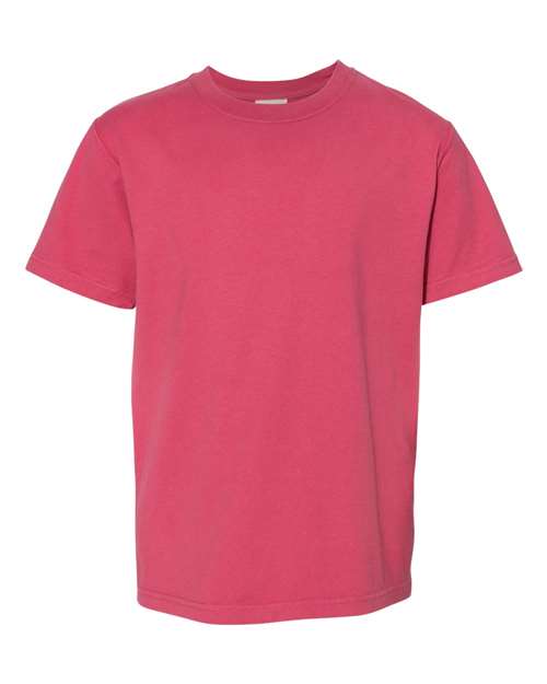 Youth Garment-Dyed T-Shirt - Crimson Fall