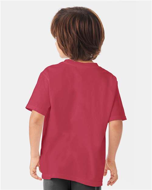 Youth Garment-Dyed T-Shirt - Crimson Fall