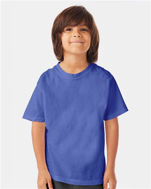 Youth Garment-Dyed T-Shirt - Deep Forte Blue