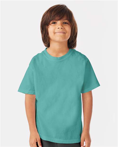 Youth Garment-Dyed T-Shirt - Spanish Moss