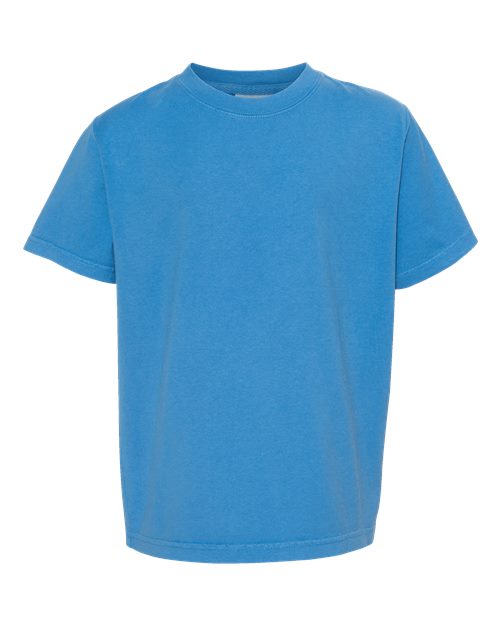 Youth Garment-Dyed T-Shirt - Summer Sky Blue