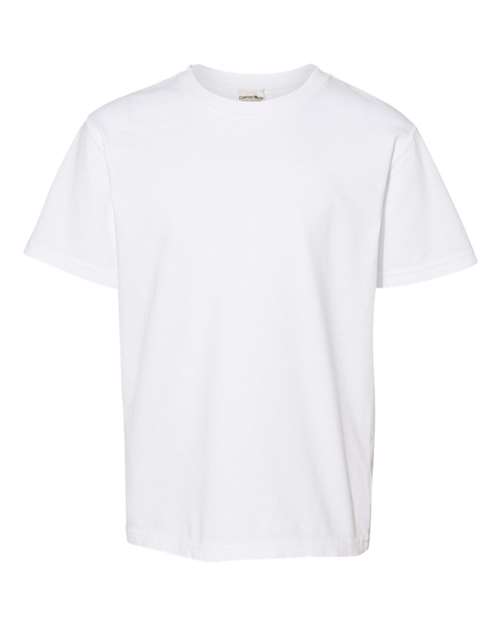 Youth Garment-Dyed T-Shirt - White